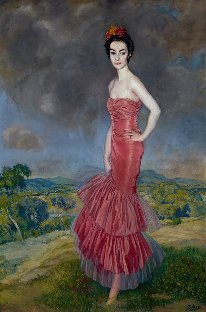 Lady of Gary af Ignacio Zuloaga y Zabaleto