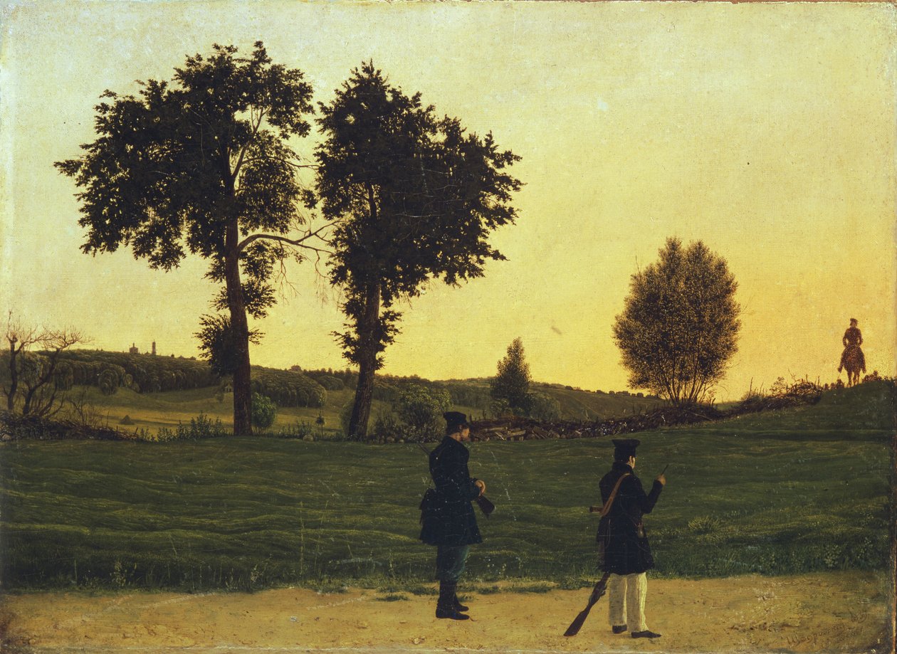 Jægere, 1839 af Ignati Stepanovich Shchedrovsky