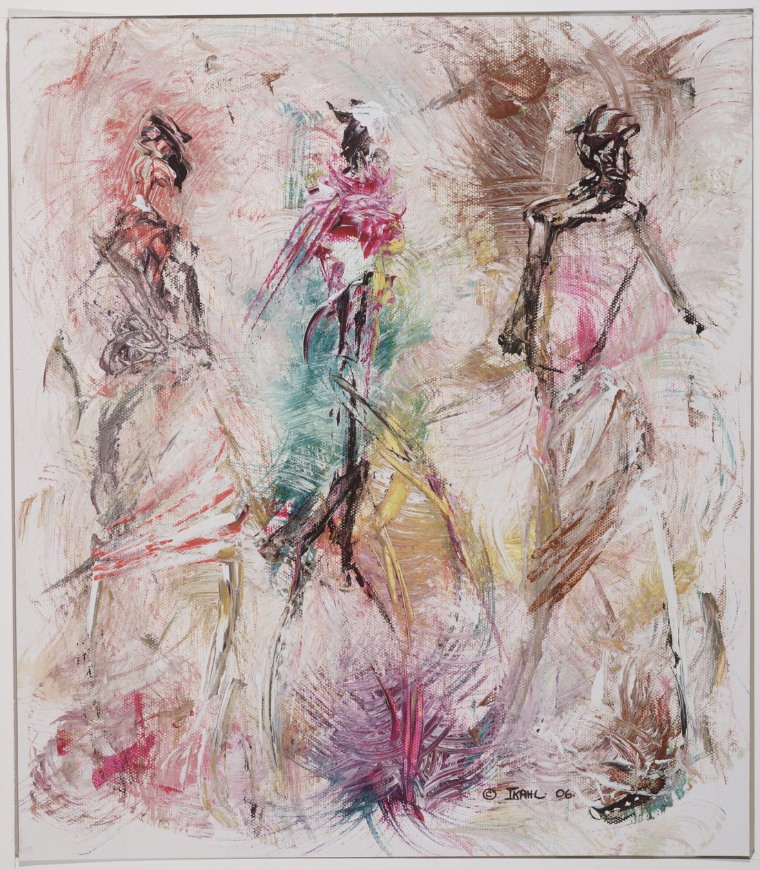 Uden titel, 2006 (akryl på syrefrit bord) af Ikahl Beckford