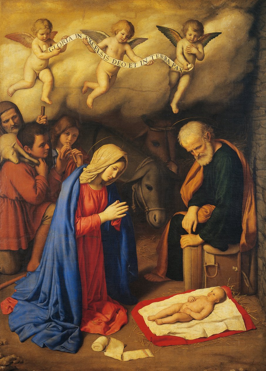 Tilbedelse af hyrder af Il (1609 85) Sassoferrato