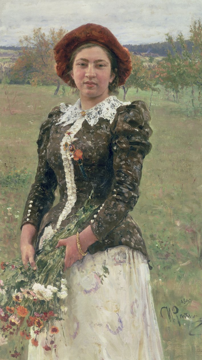 Forårs buket af Ilya Efimovich Repin