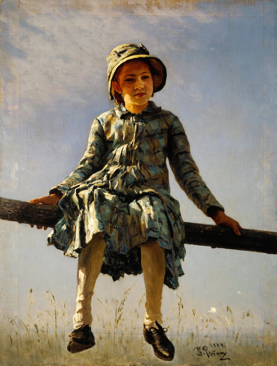 Guldsmed. Malerens datterportræt, 1884 af Ilya Efimovich Repin