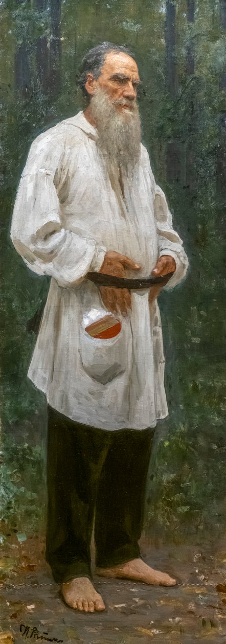 LEON TOLSTOI BARFODD af Ilya Efimovich Repin