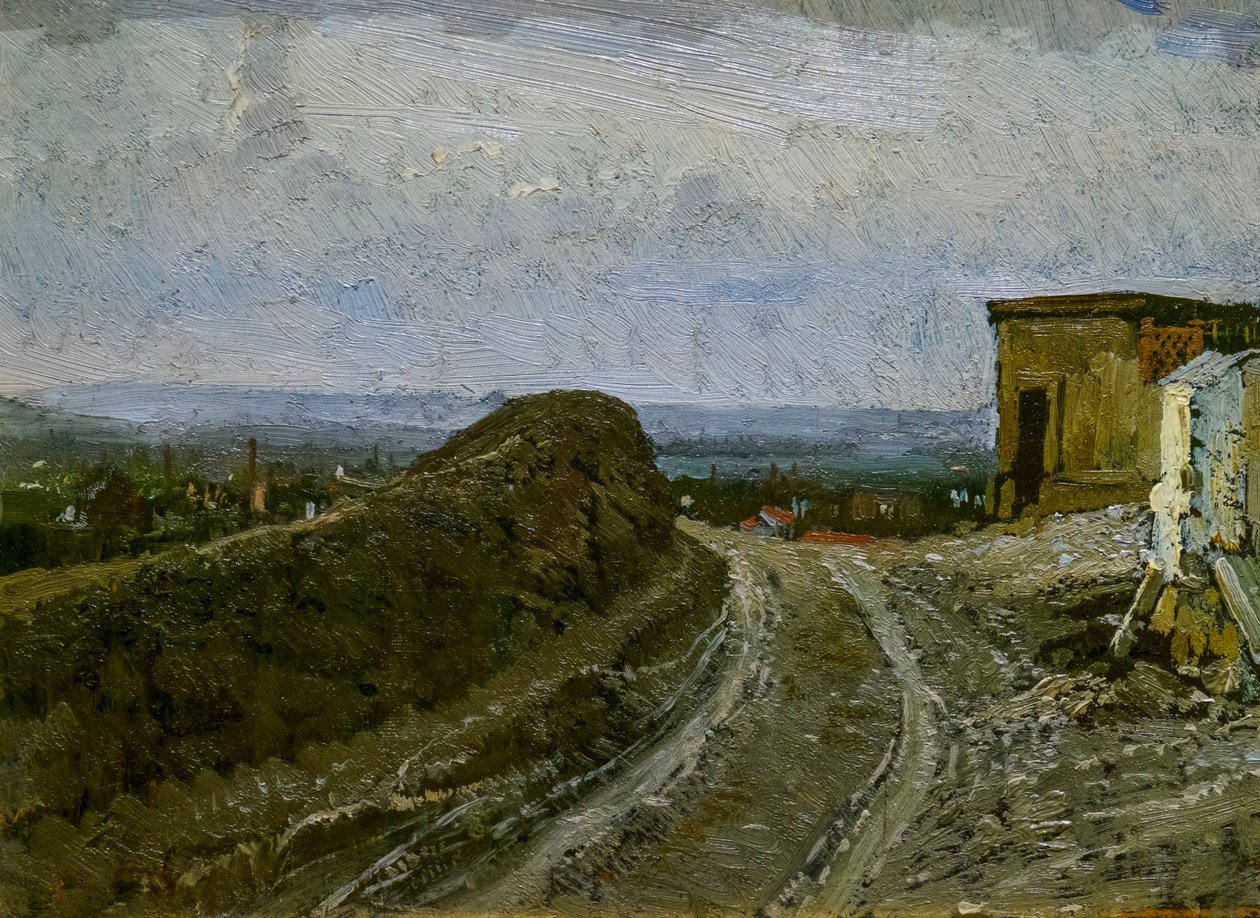 MONTMARTRE ROAD, PARIS af Ilya Efimovich Repin