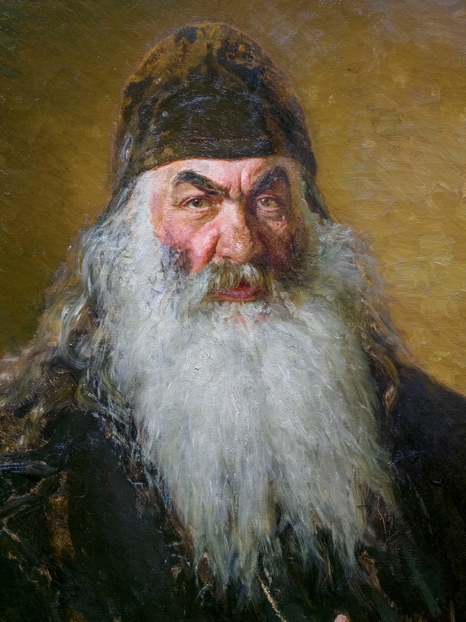 Ærkediakonen (detaljer) af Ilya Efimovich Repin