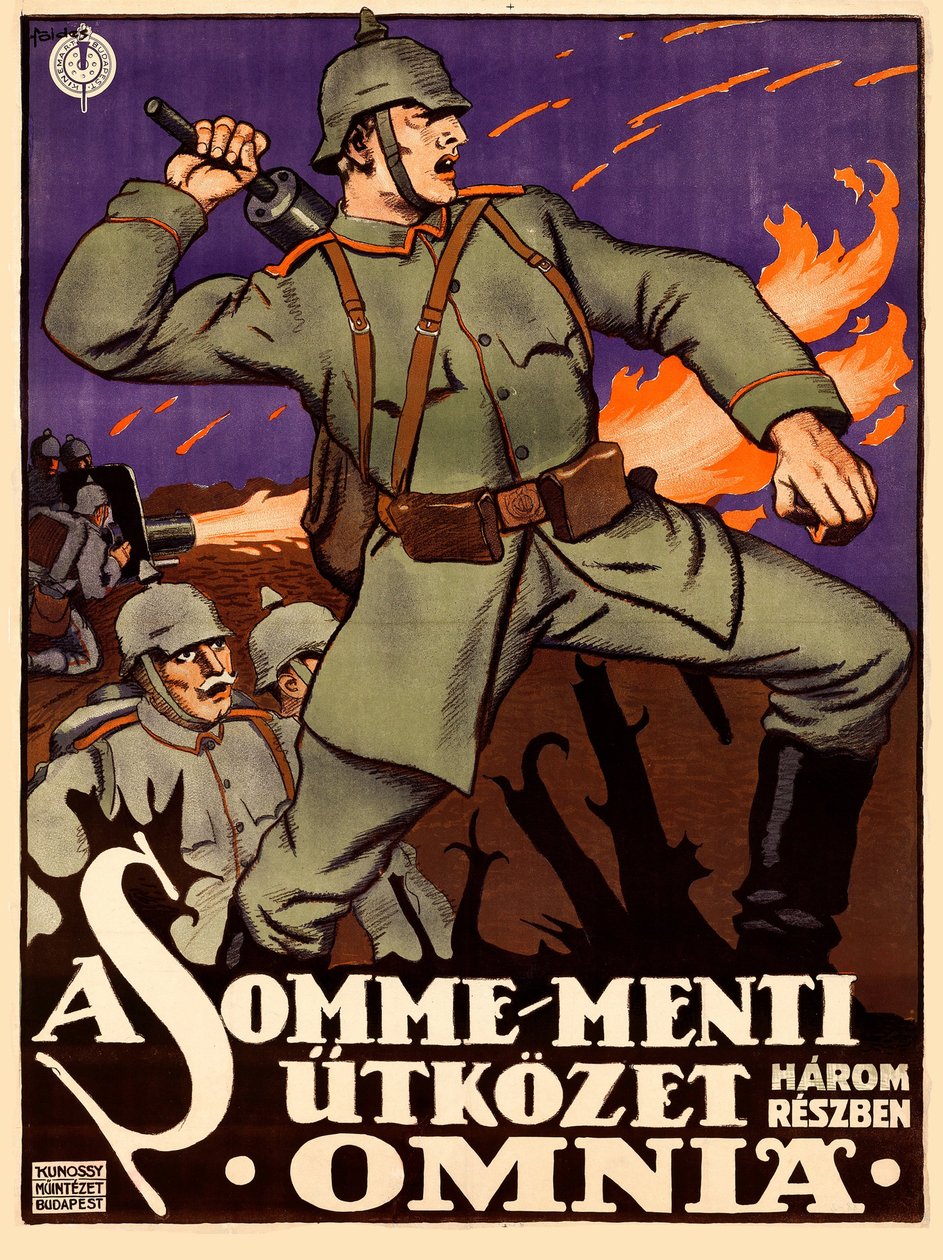 Vores helte på Somme, 1916. af Imre Foeldes
