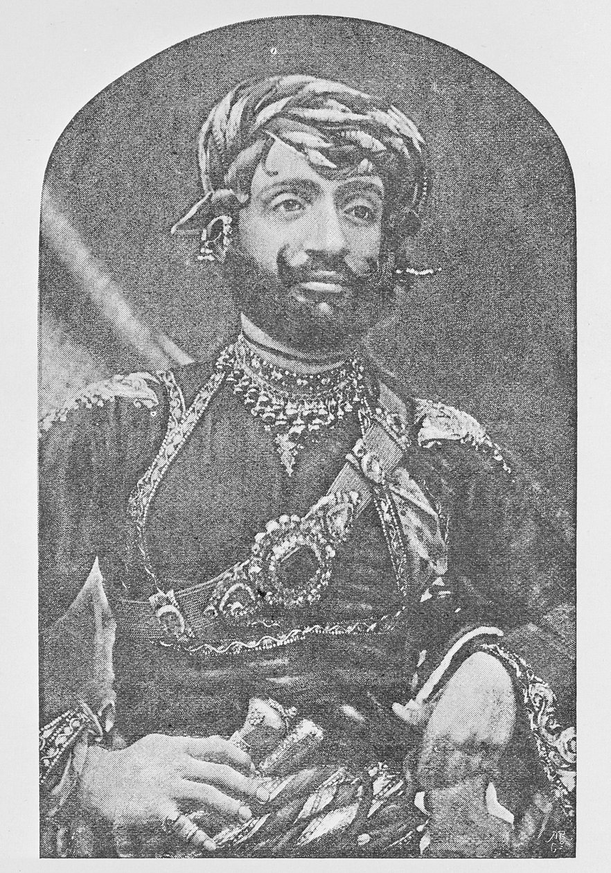 Muhammed Mahabat Khanji II, Nawab Sahib af Junagadh af Indian photographer