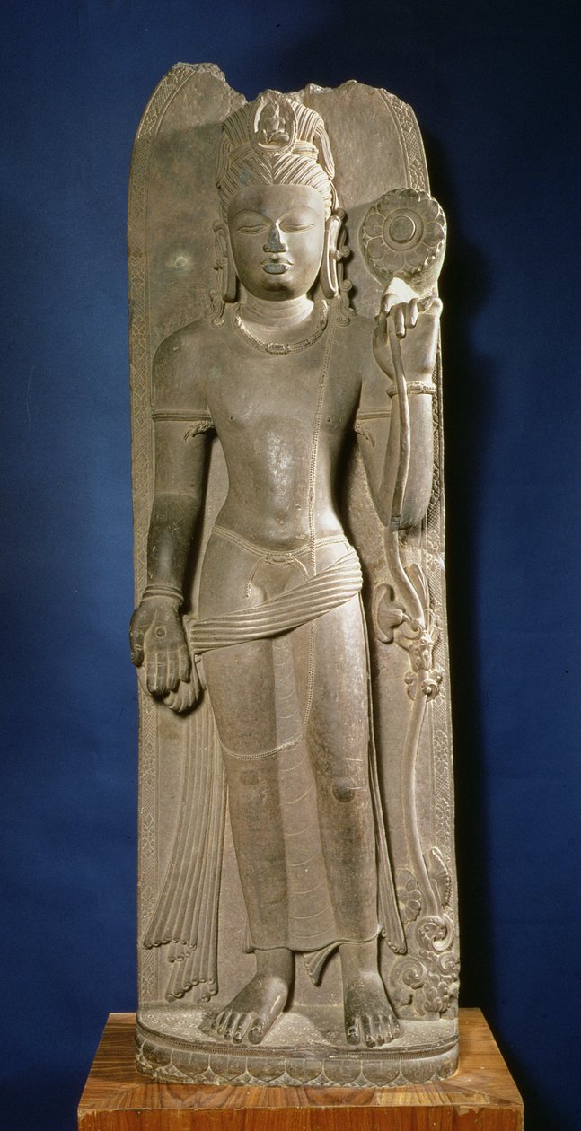 Bodhisattva Padmapani, Nalanda, Bihar, Pala-dynastiet af Indian School