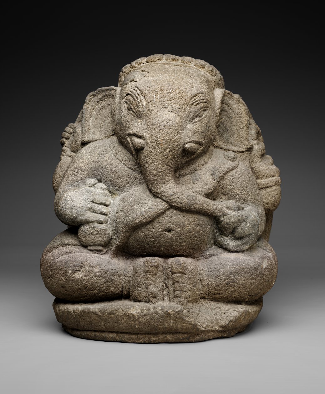 Ganesha (sten) af Indian School