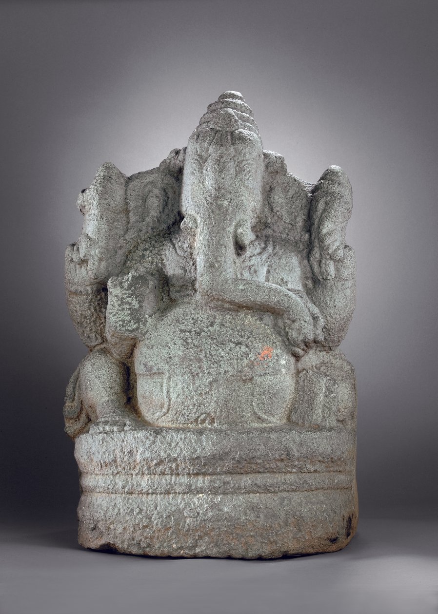Ganesha, 12.-13. århundrede (granit) af Indian School