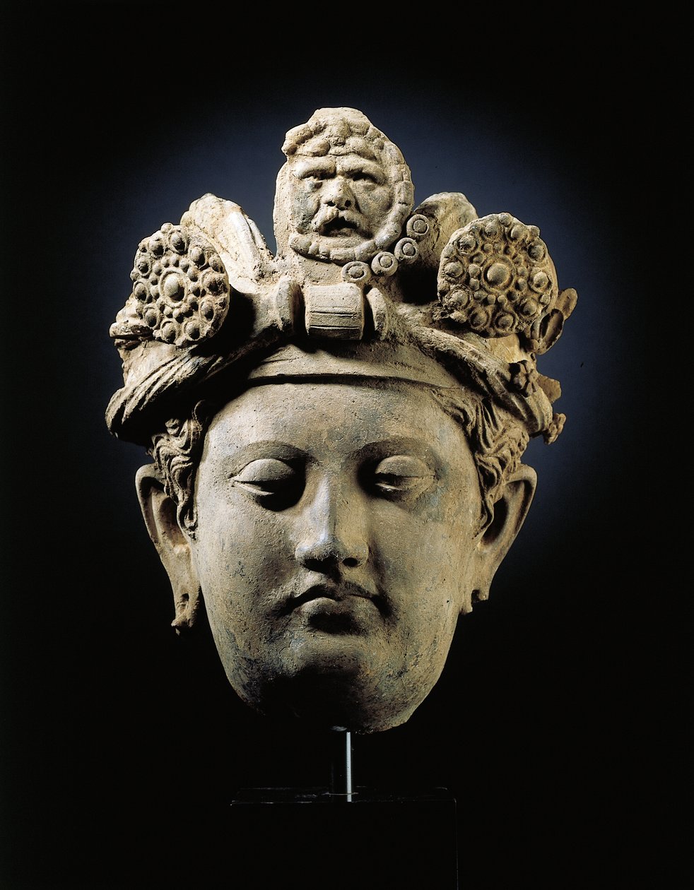 Leder af en Bodhisattva fra Gandhara af Indian School