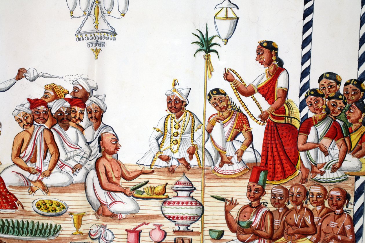 Vielsesceremoni af Indian School