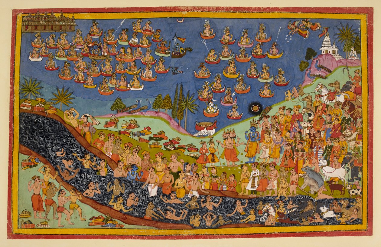 Rama kommer ind i himlen, fra 