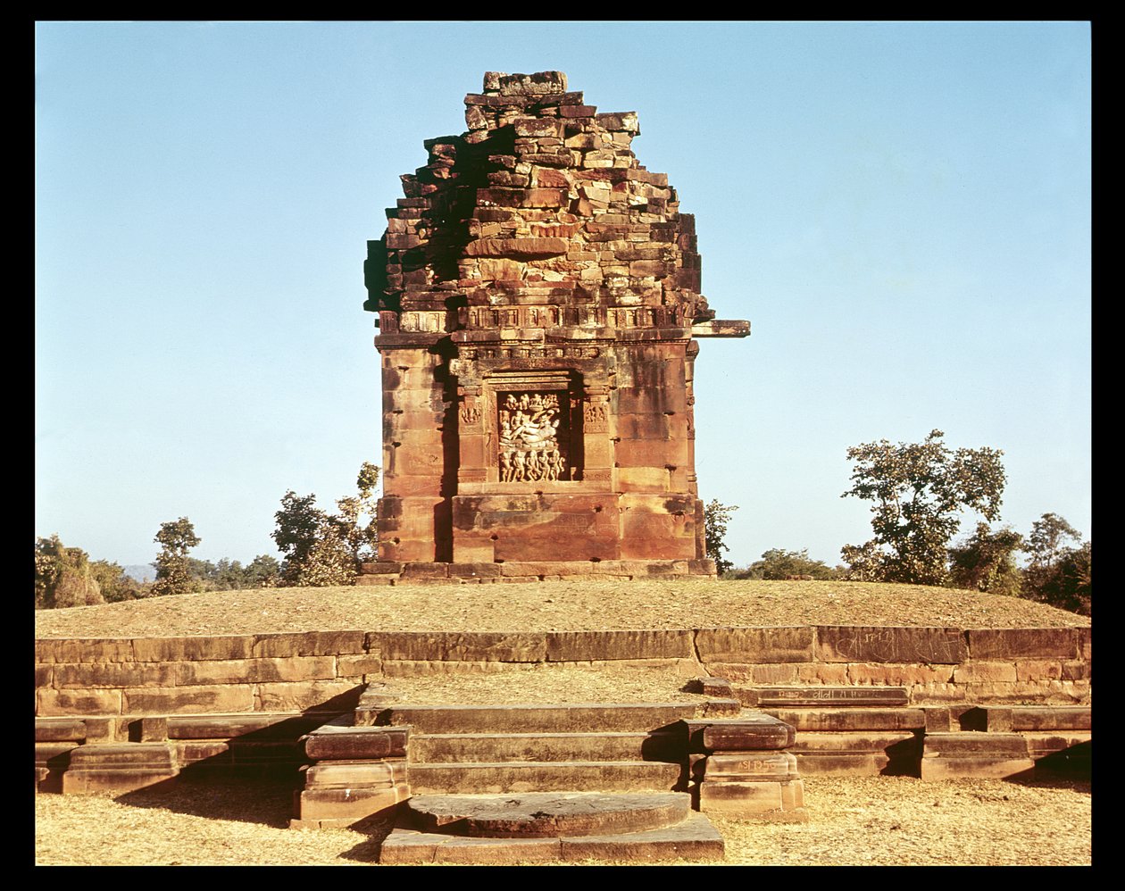 Vishnu-templet, ca. 500 e.Kr af Indian School