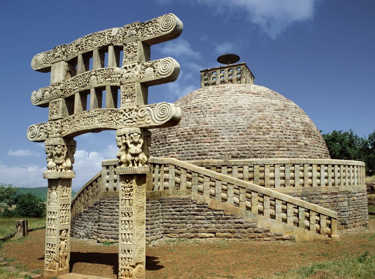 Den store Stupa af Indian School