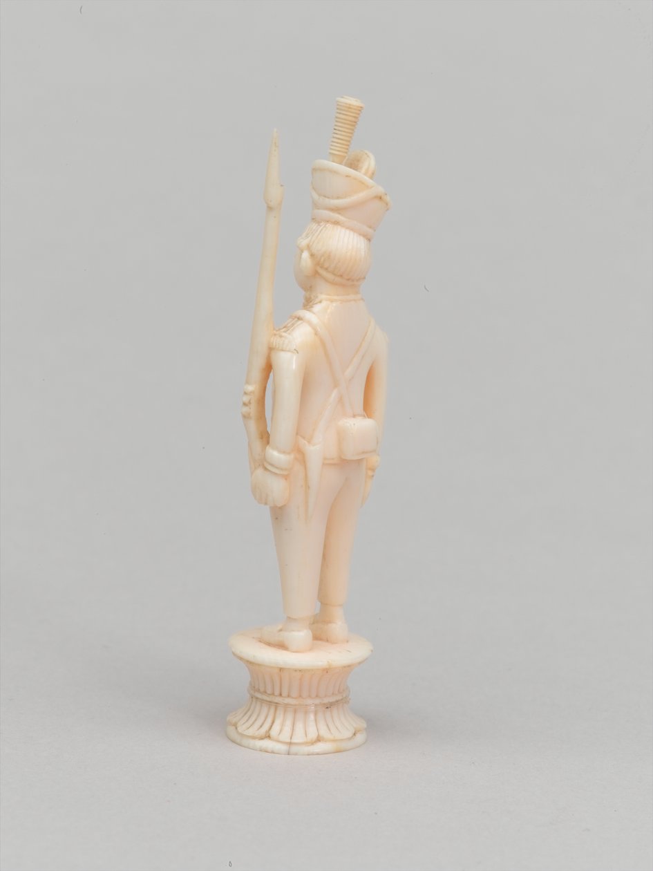 Hvid bonde, skakbrik, Indien, 1820 ca af Indian School