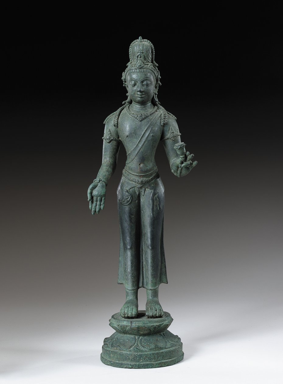Figur af Avalokitesvara (bronze) af Indonesian