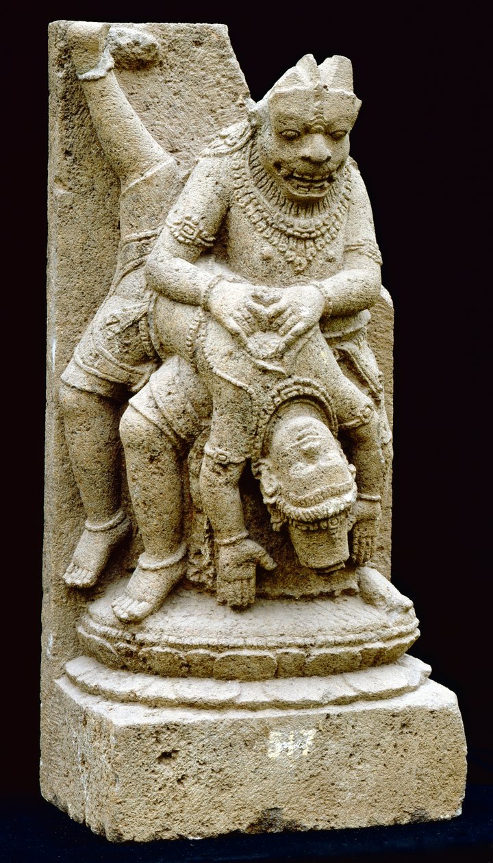Vishnu som Narasimha (andesite) af Indonesian School