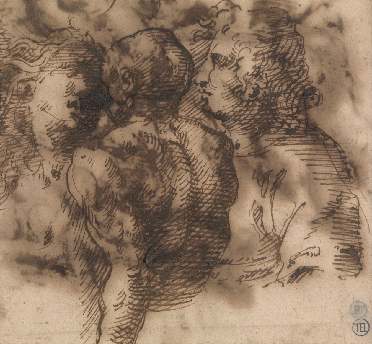 Tre halvlange figurer af Inigo Jones