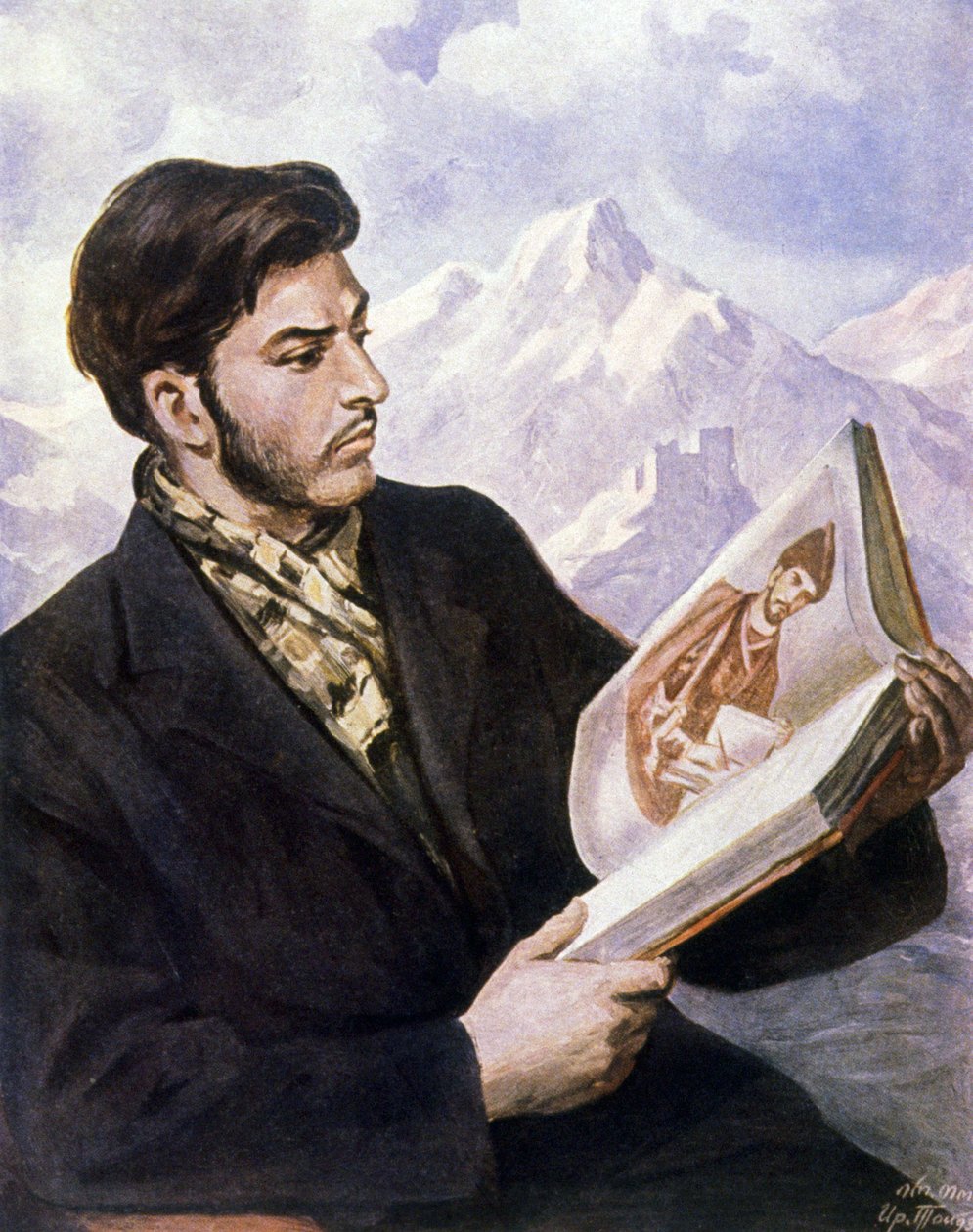 Unge Stalin af Iraklij (after) Toidze