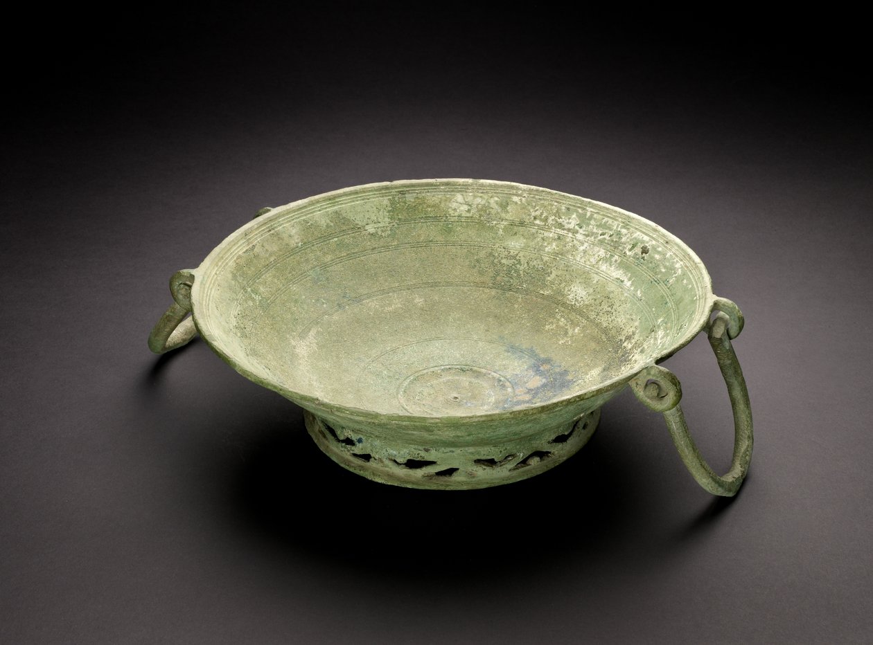 Bronze skål (kobberlegering) af Iron Age