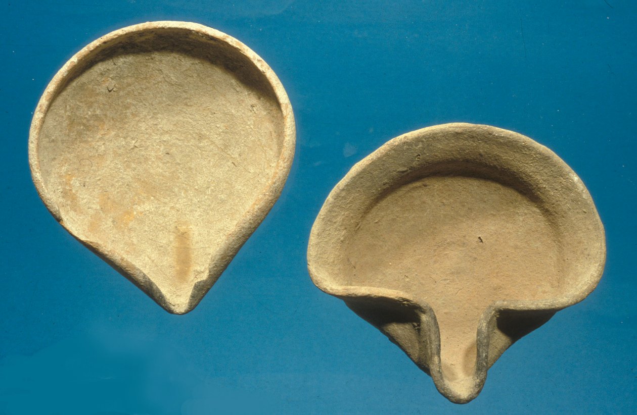 Israelitiske olielamper (terracotta) af Iron Age