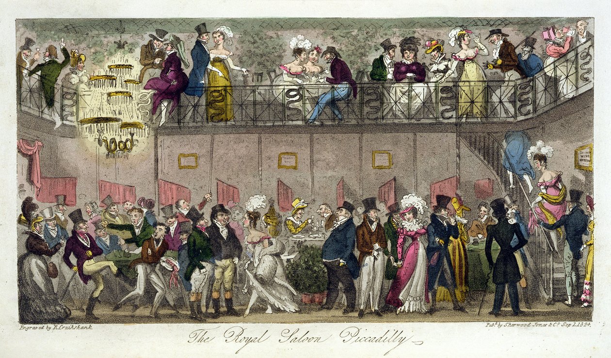 The Royal Saloon, Piccadilly, fra 