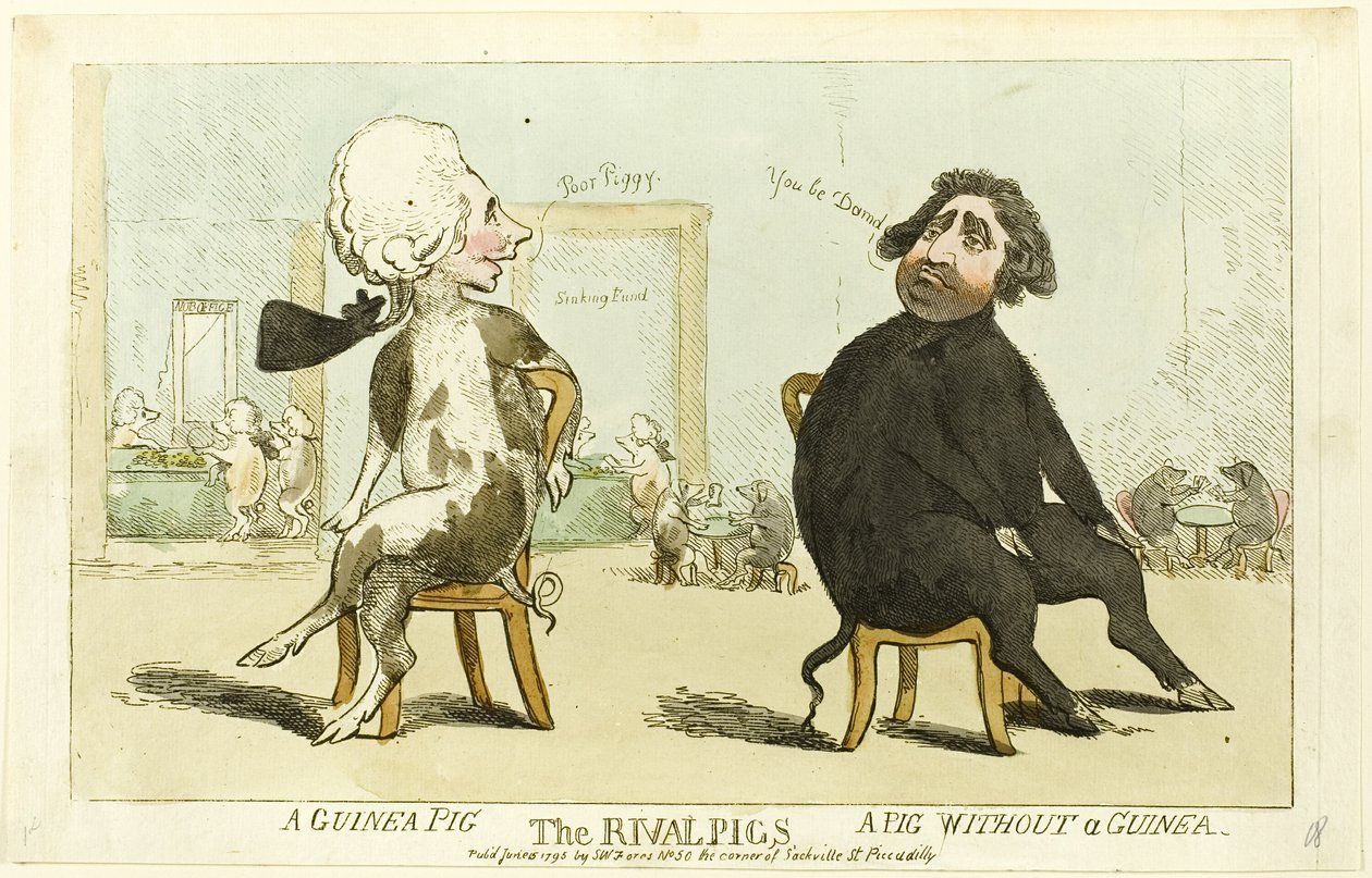 De rivaliserende grise af Isaac Cruikshank