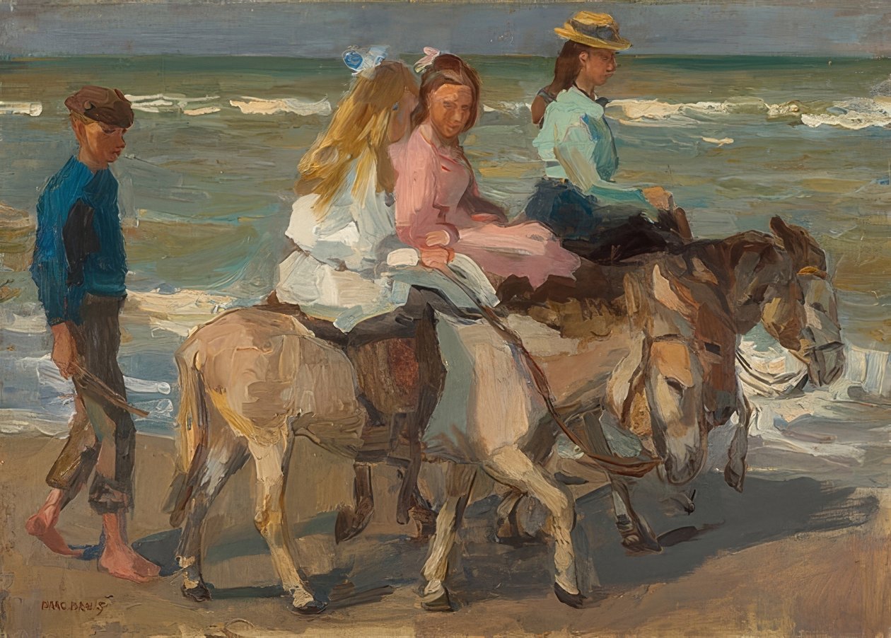 At ride på et æsel. 1898-1901 af Isaac Israels