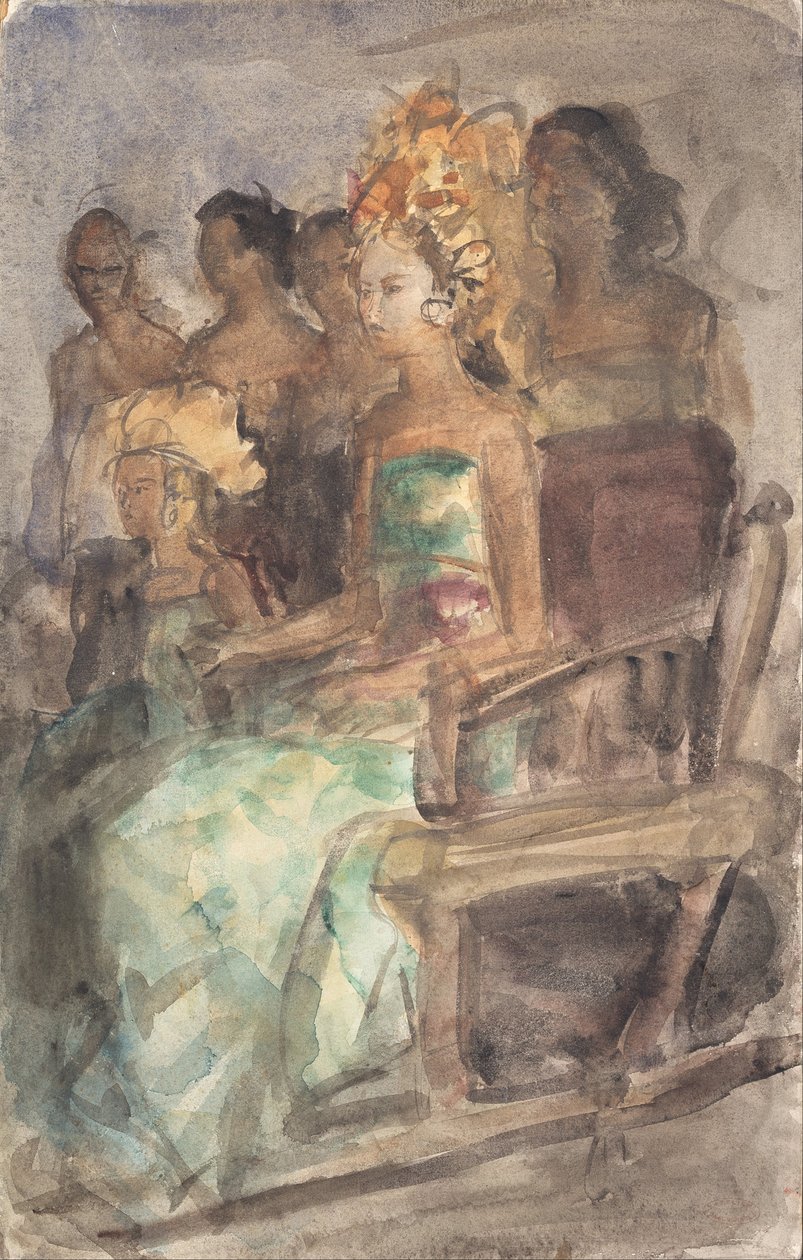Indonesisk prinsesse, 1890 af Isaac Israels