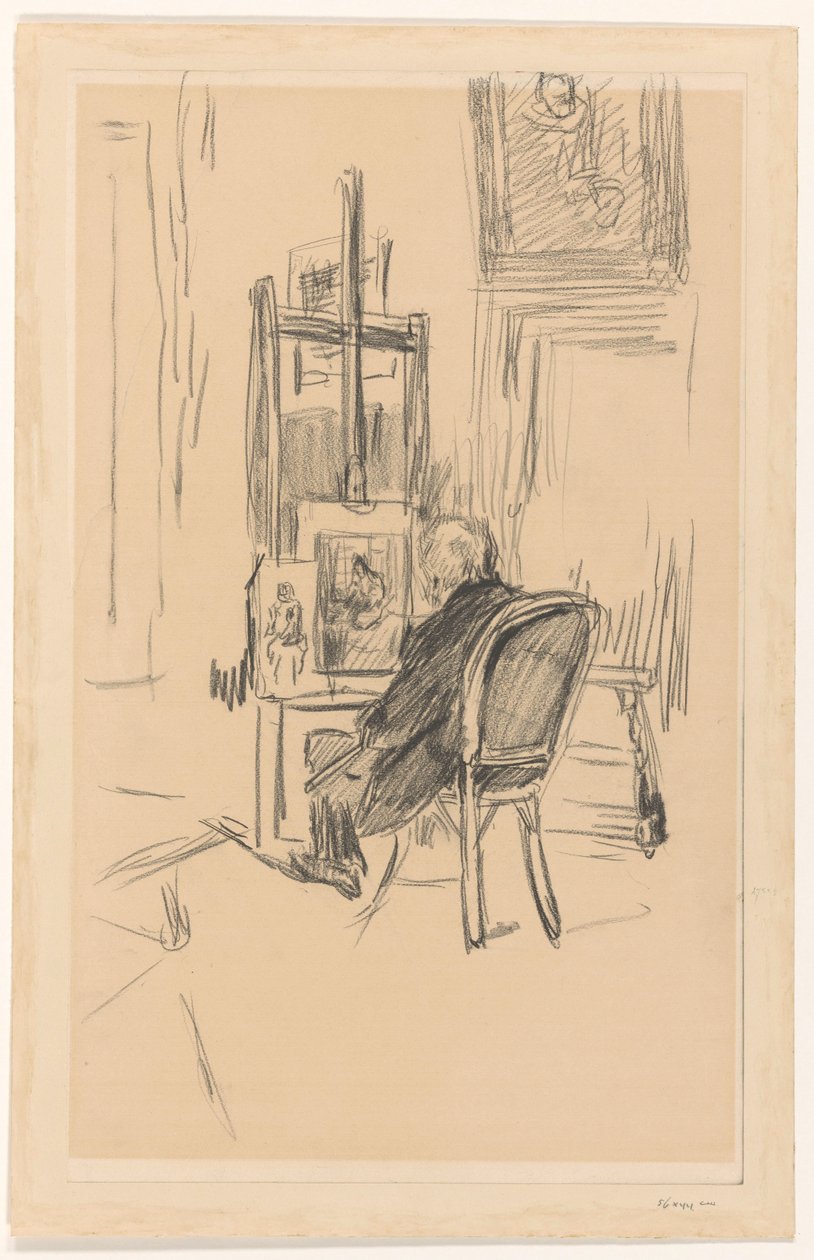 Jozef Israels i sit studie af Isaac Israels