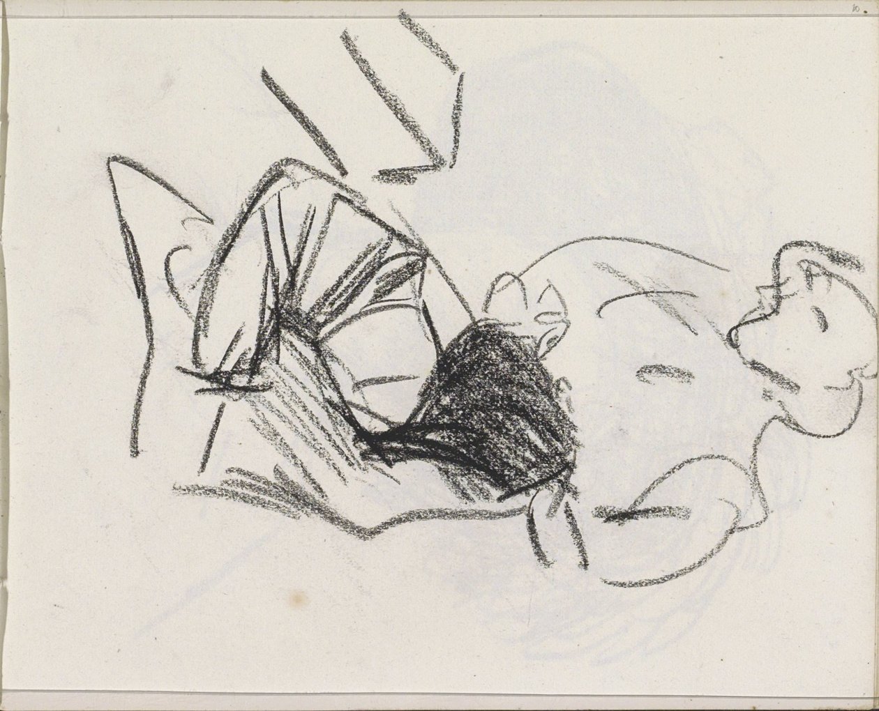 siddende kvinde af Isaac Israels
