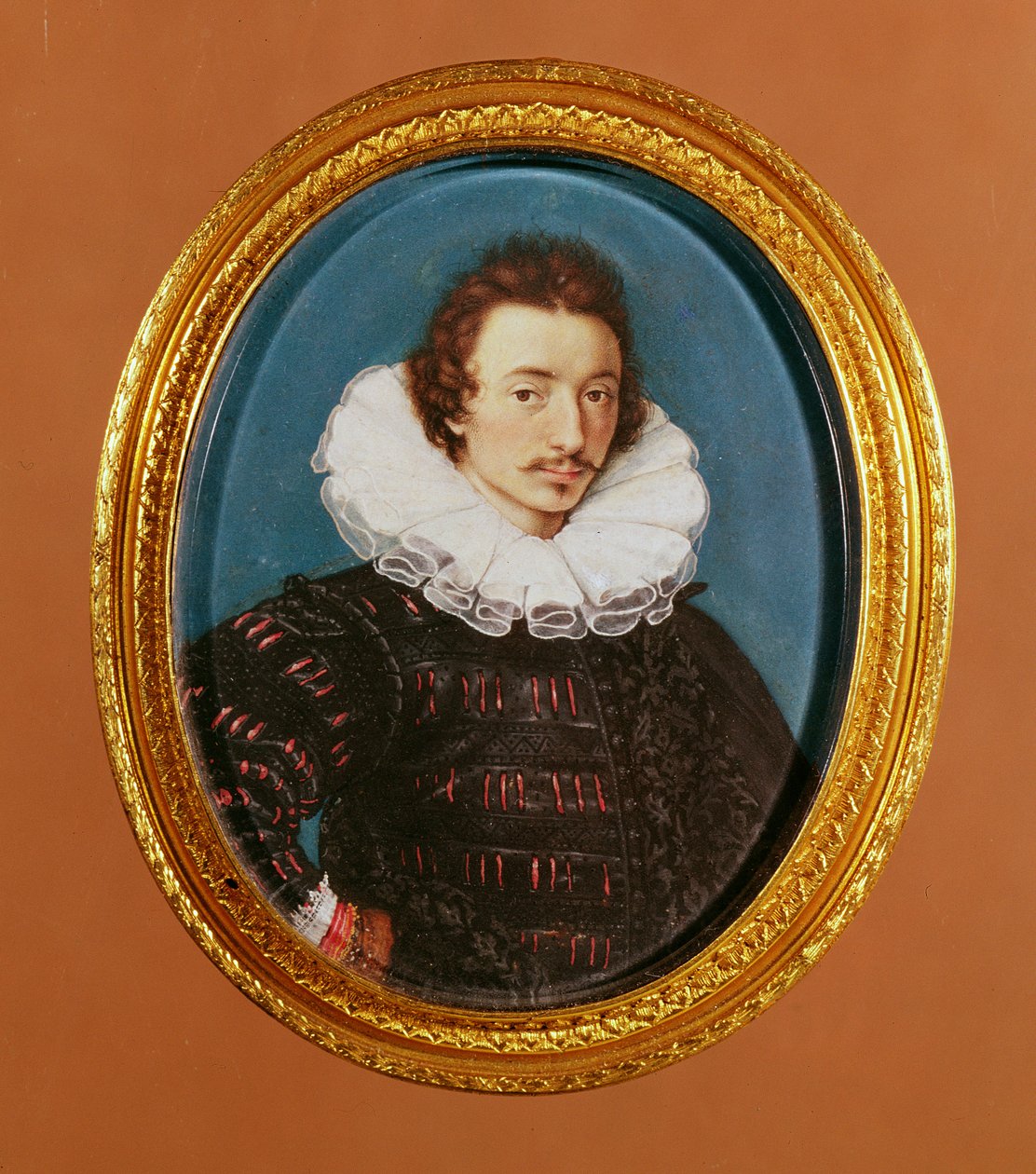 Selvportræt (miniature) af Isaac Oliver