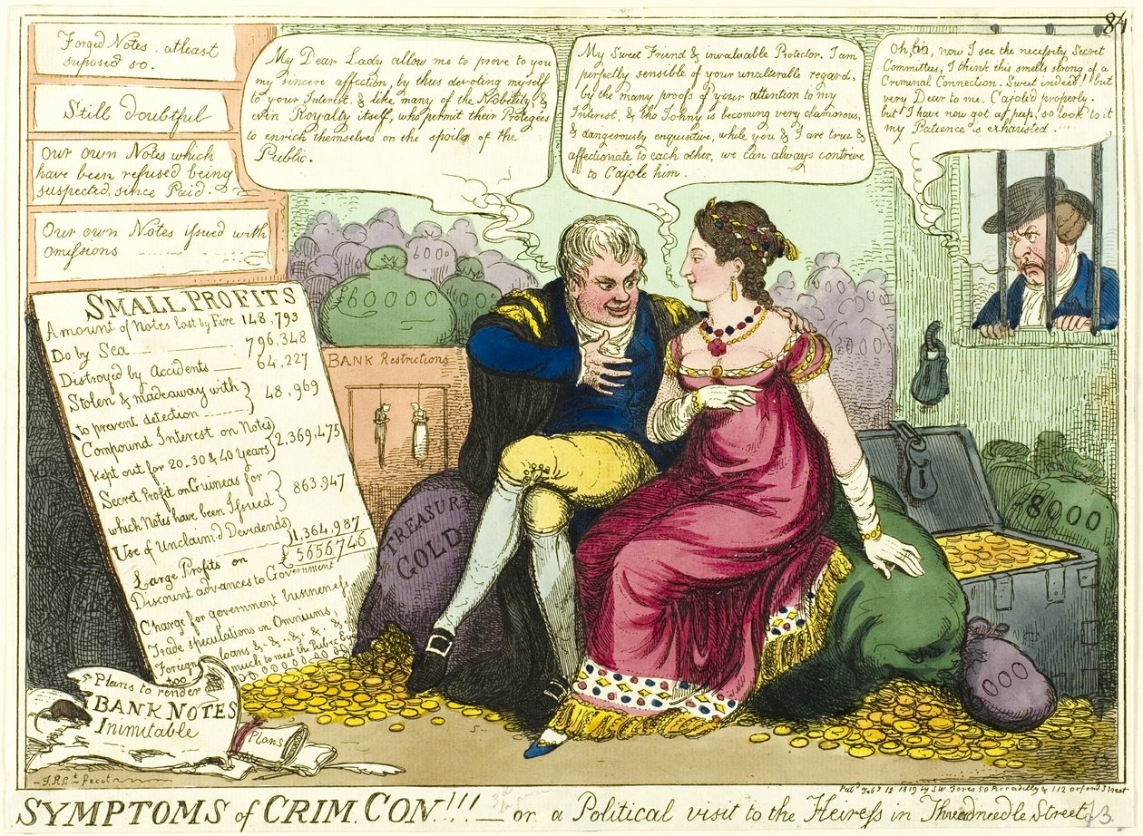 Symptomer på Crim. Con!! af Isaac Robert Cruikshank