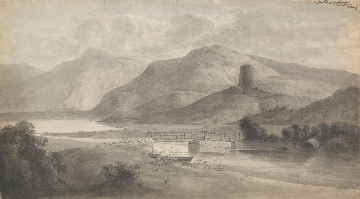 Dolbadarn Castle (Nordwales) af Isaac Weld
