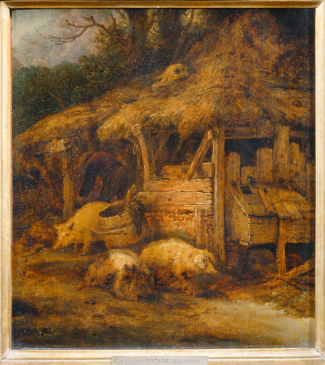 Le Toit à porcs ... af Isaack Jansz van Ostade