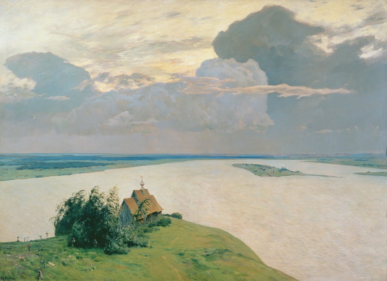 Over den evige fred, 1894 af Isaak Ilyich Levitan