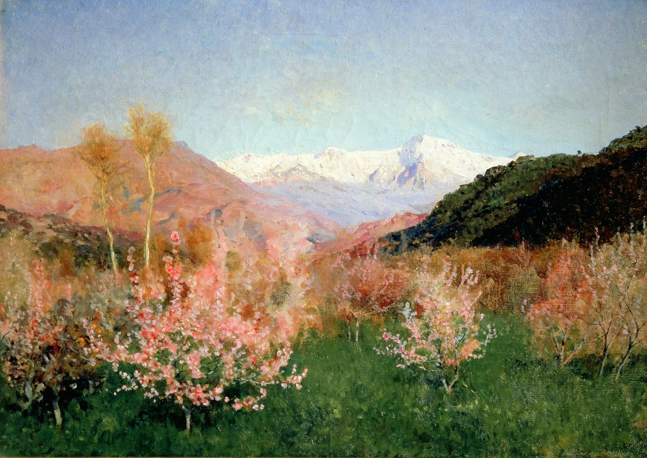 Forår i Italien, 1890 af Isaak Ilyich Levitan