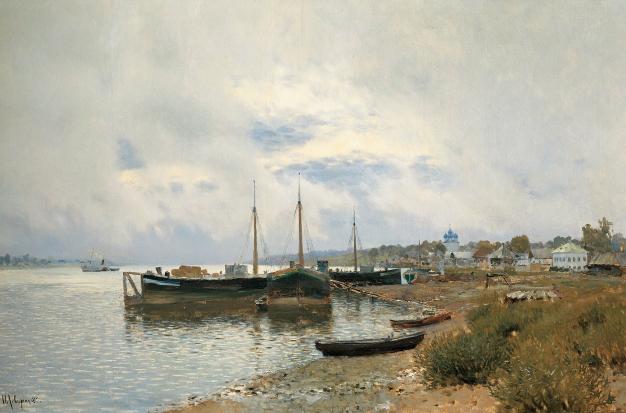 Efter regnen. Plyos, 1889. af Isaak Ilyich Levitan