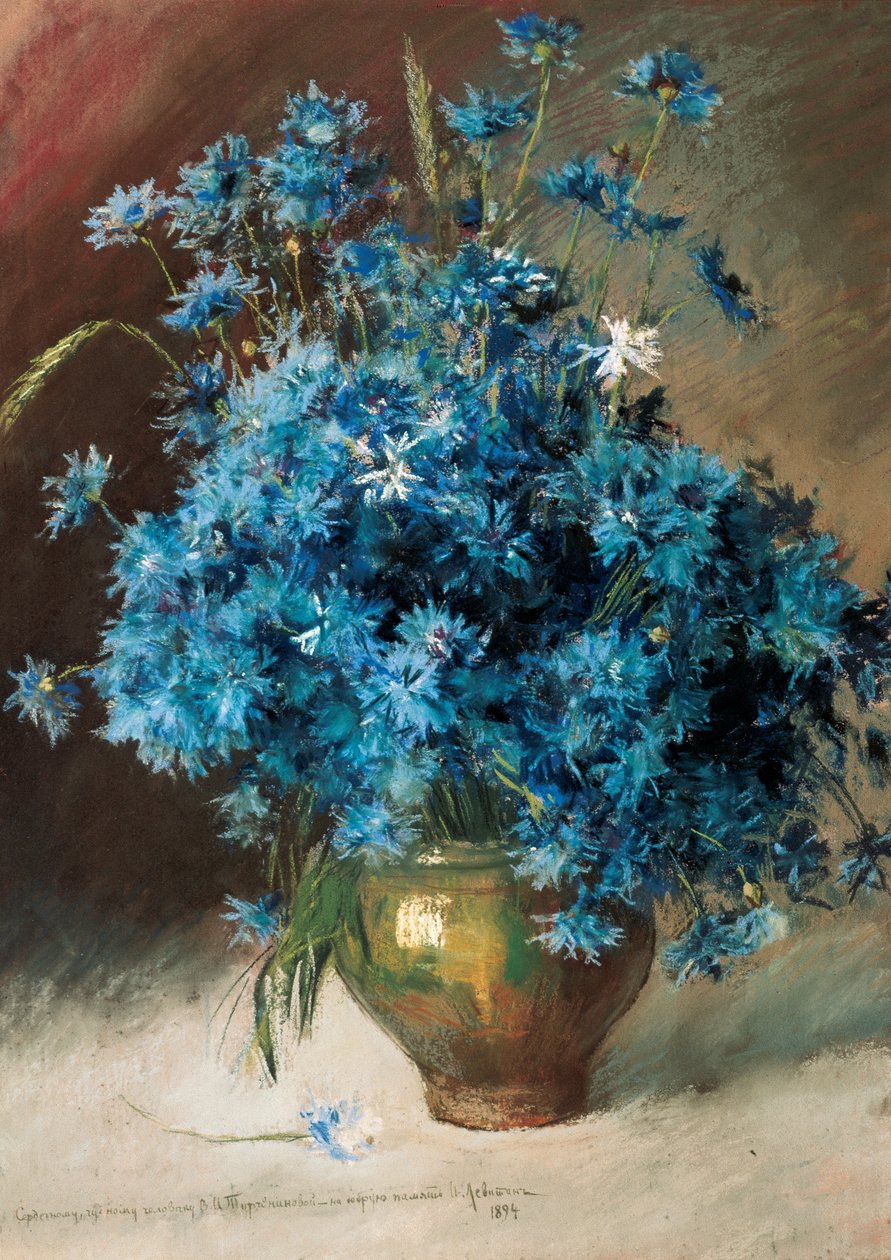 Kornblomster, 1894. af Isaak Ilyich Levitan