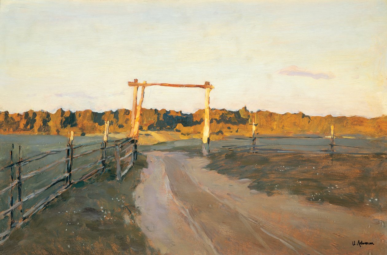 Sommeraften, 1900. af Isaak Ilyich Levitan