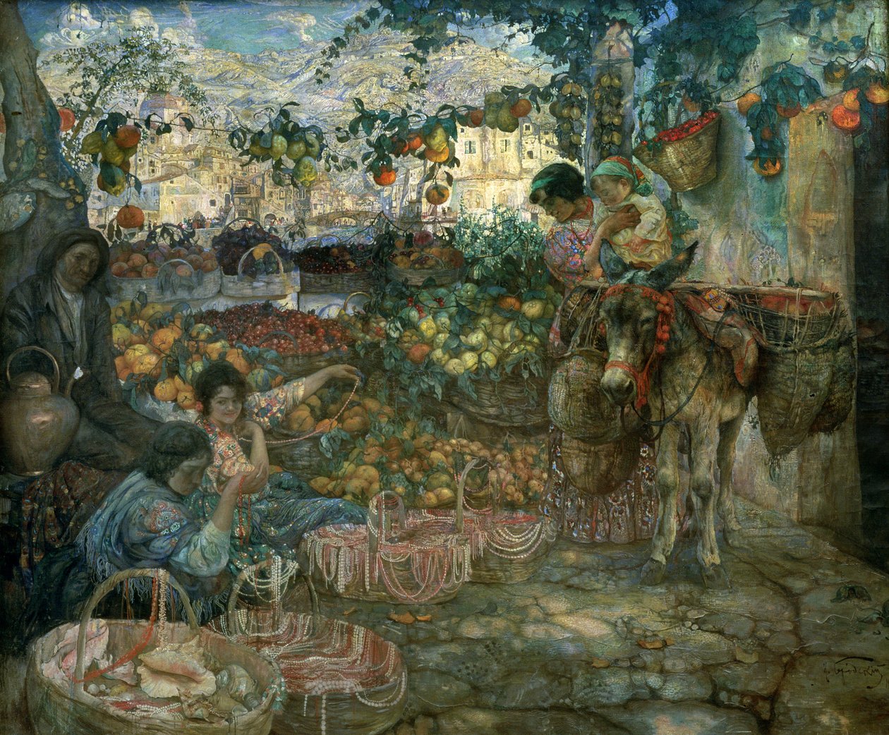 Italien, 1911 af Isaak Israilevich Brodsky
