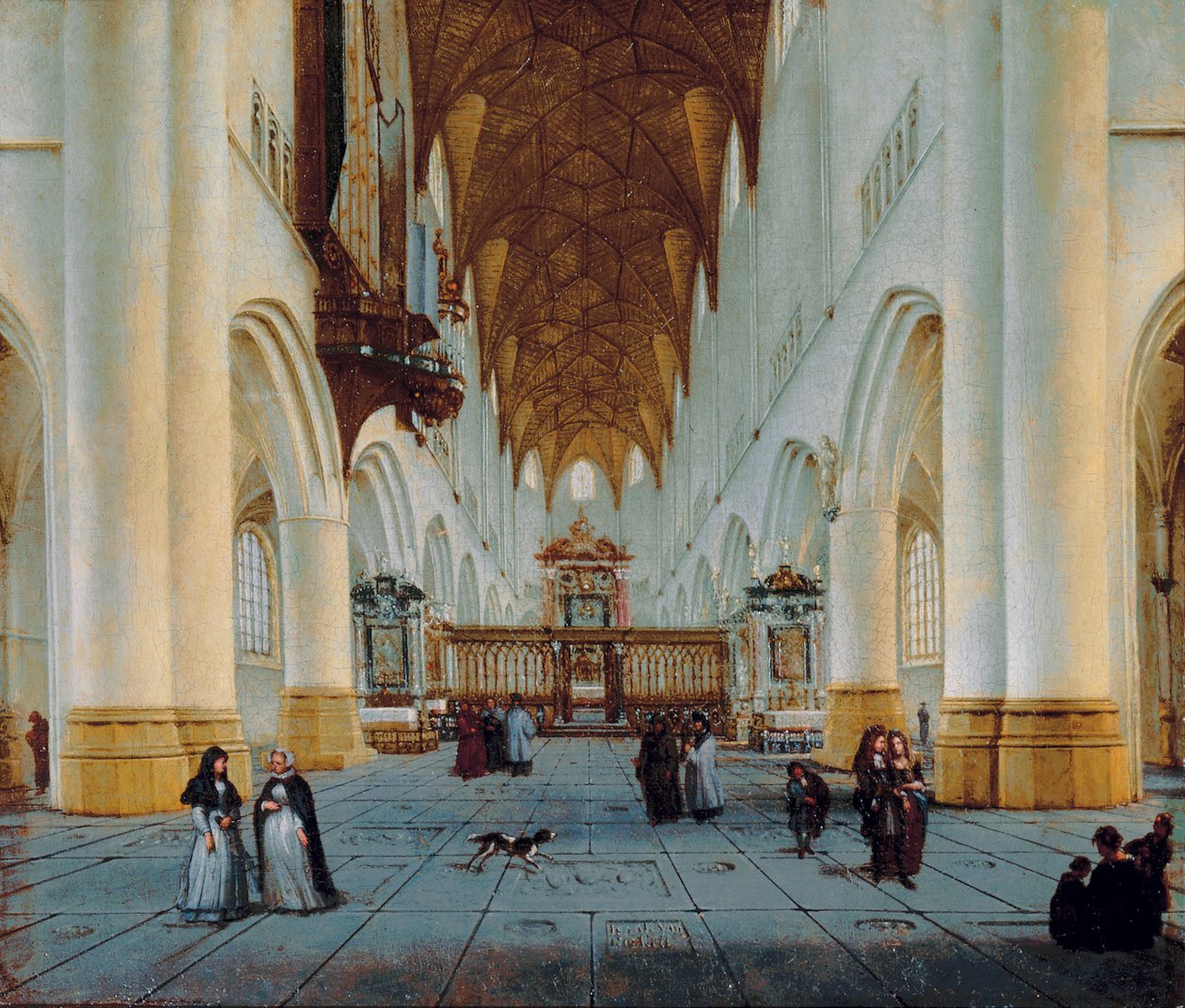 Det indre af St. Bavo