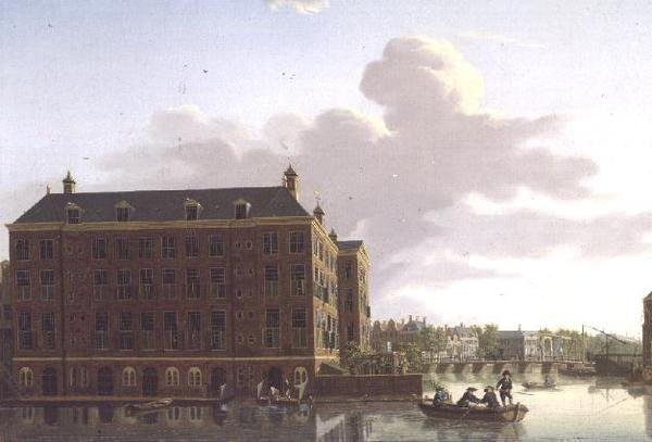 Udsigt over Amsterdam, 1779 af Isaac Ouwater