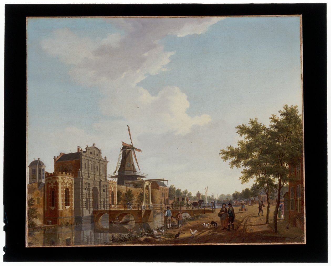Catharijnepoort i Utrecht af Isaak Ouwater