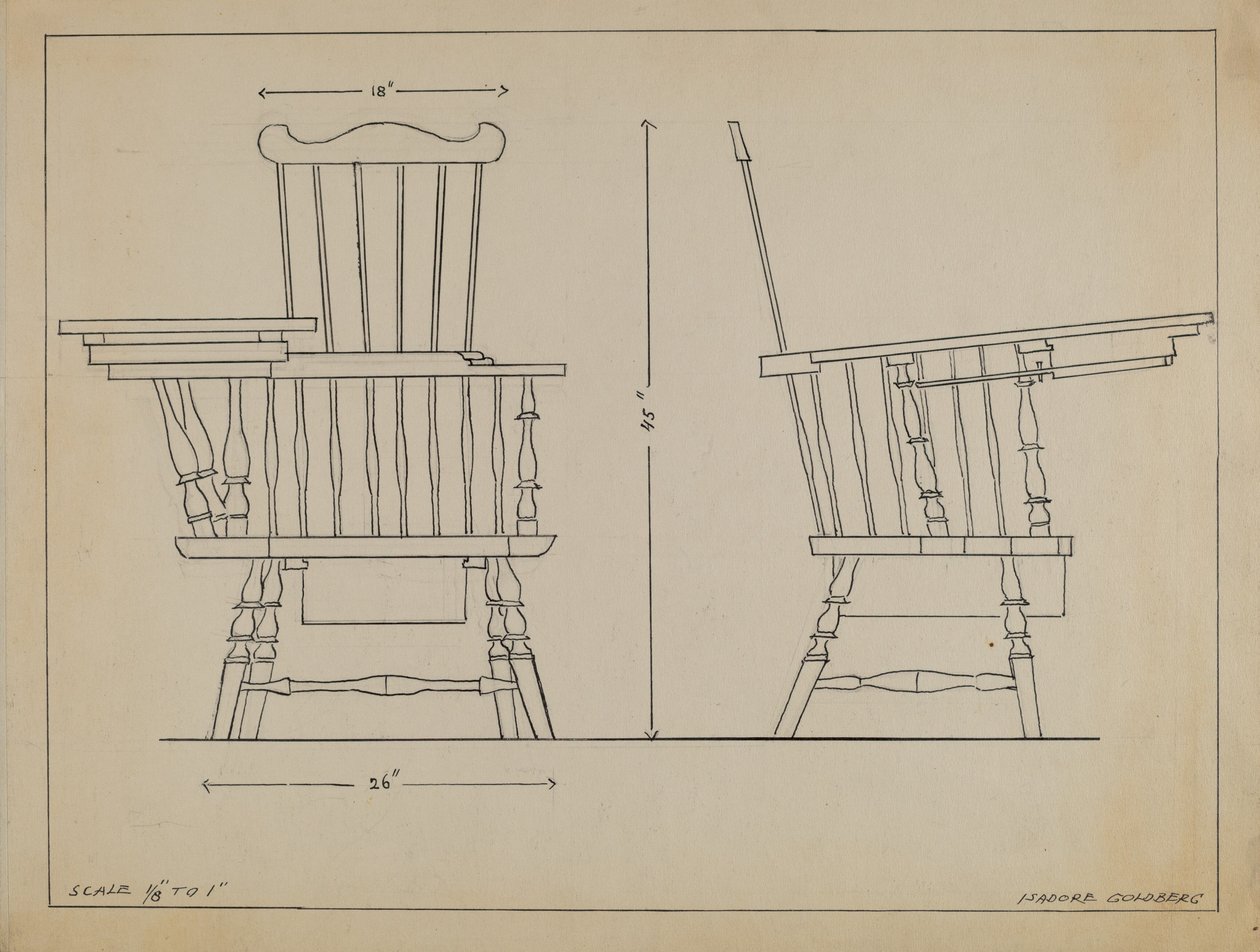 Stol af Isadore Goldberg