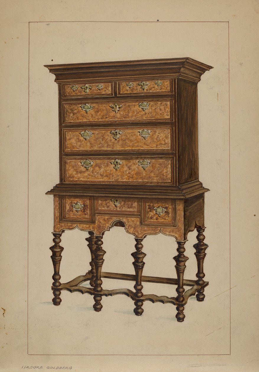 Highboy af Isadore Goldberg