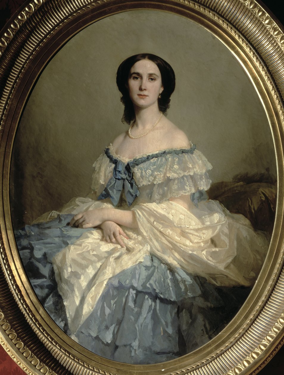 Kejserinde Charlotte af Mexico (1840-1927), datter af Leopold I af Belgien og hustru til kejser Maximilian af Mexico (1832-67) af Isidore Pils