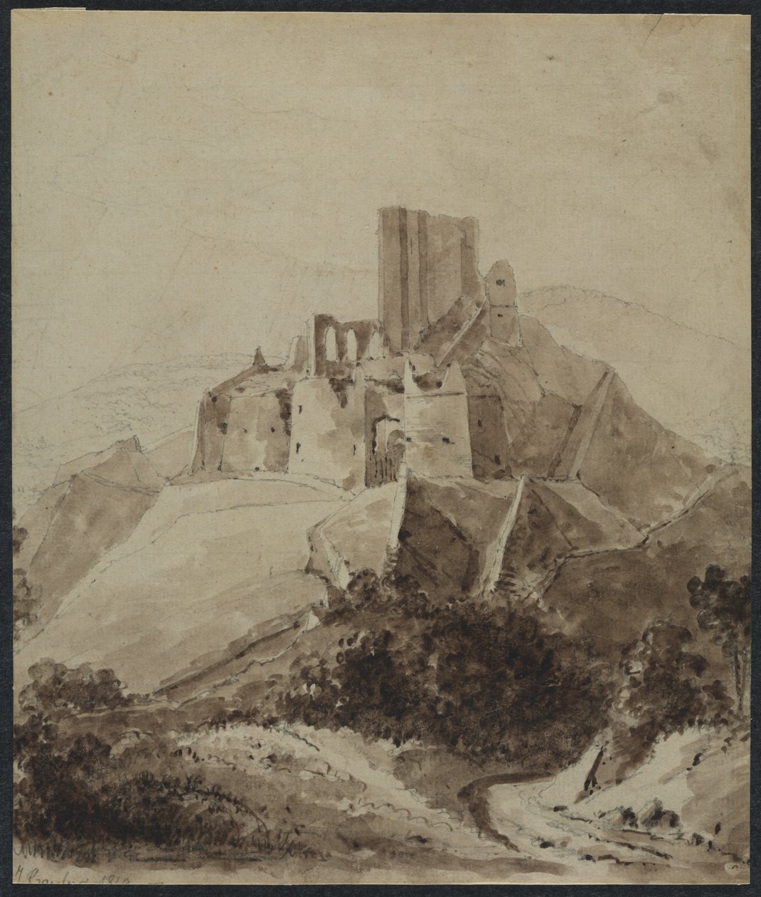 Ruinerne af Chateau d