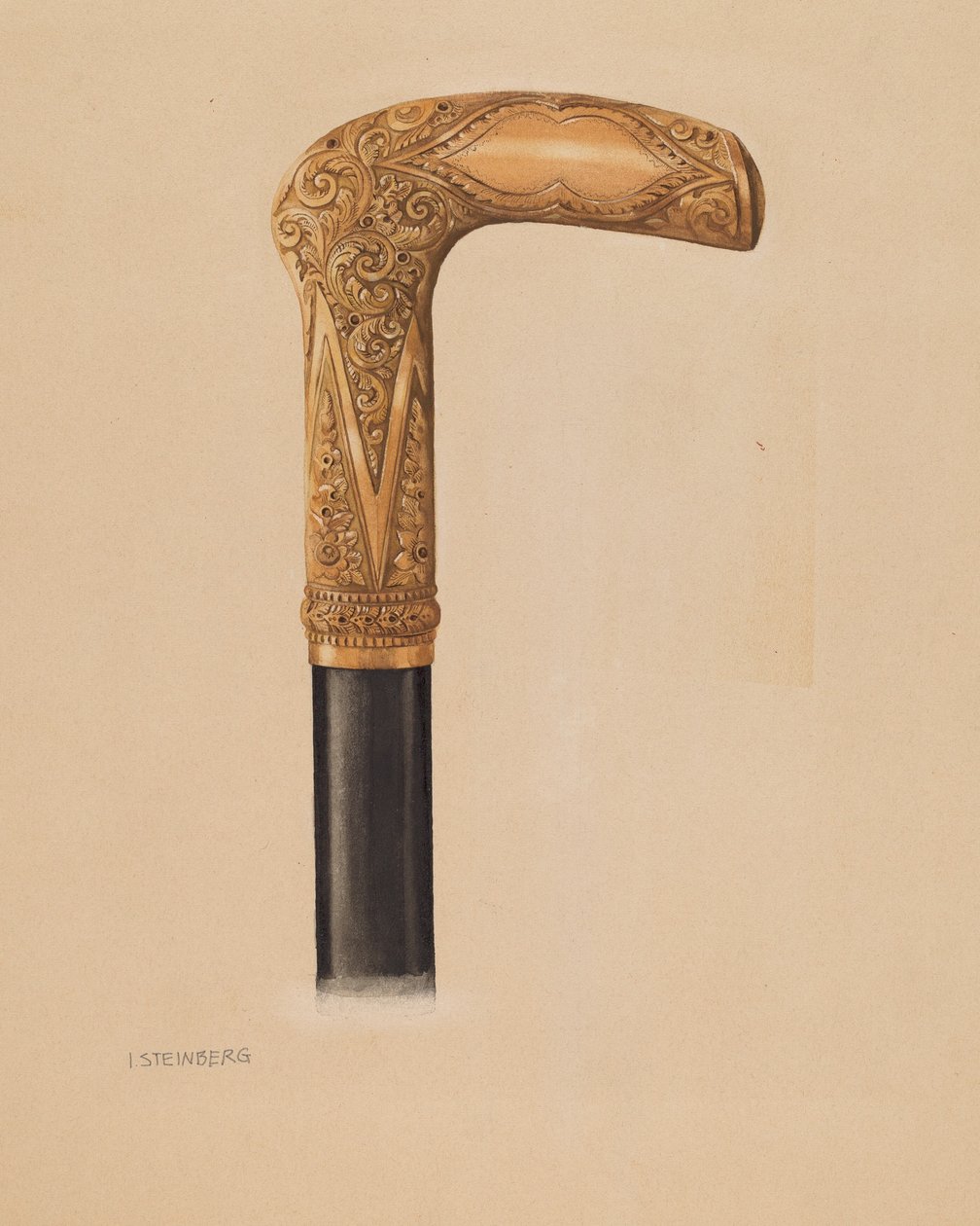Stokkehoved af Isidore Steinberg